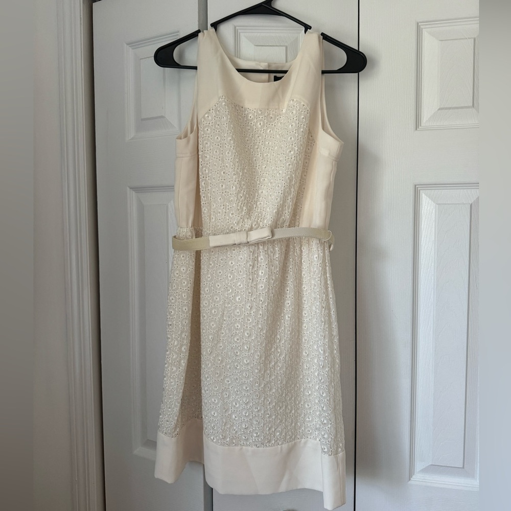 BCBG white dress size 6